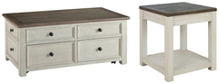 Bolanburg Coffee Table with 1 End Table - PKG008659 - furniture place usa