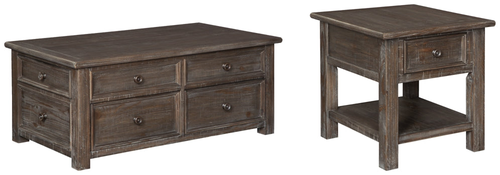 Wyndahl Coffee Table with 1 End Table - PKG008781 - furniture place usa