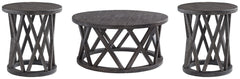 Sharzane Coffee Table with 2 End Tables - furniture place usa
