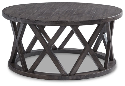 Sharzane Coffee Table with 2 End Tables - furniture place usa