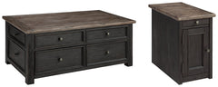 Tyler Creek Coffee Table with 1 End Table - PKG008766 - furniture place usa