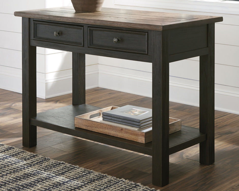 Tyler Creek Sofa/Console Table - furniture place usa