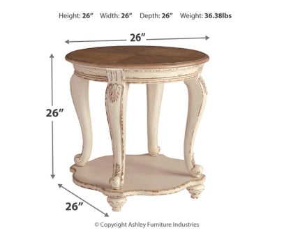Realyn Coffee Table and 2 End Tables - furniture place usa