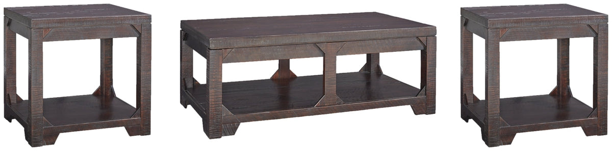Rogness Coffee Table with 2 End Tables - PKG008587 - furniture place usa