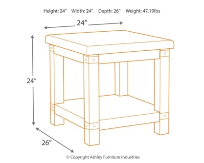 Carynhurst 2 End Tables - furniture place usa