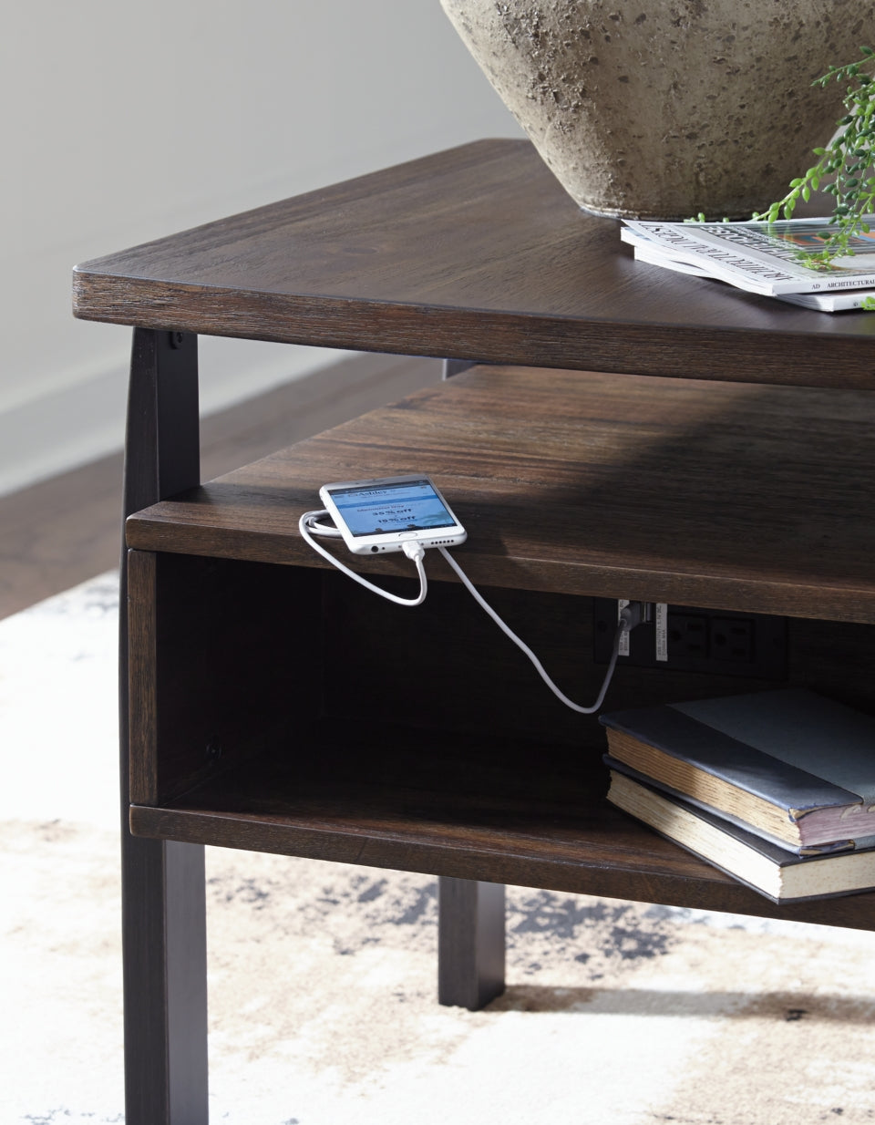Vailbry Coffee Table with 2 End Tables - PKG007154 - furniture place usa