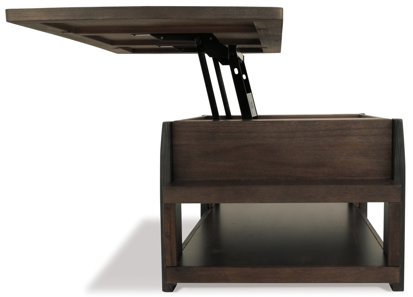 Vailbry Coffee Table with Lift Top - furniture place usa