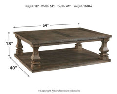 Johnelle Coffee Table and 2 End Tables - furniture place usa