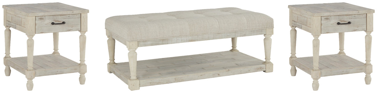 Shawnalore Coffee Table with 2 End Tables - PKG007164 - furniture place usa