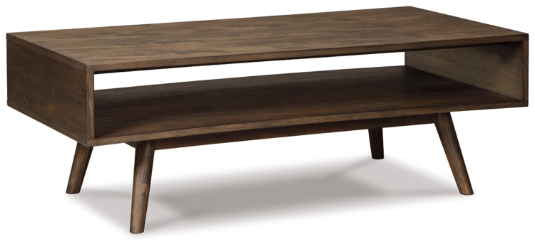 Kisper Coffee Table with 2 End Tables - furniture place usa