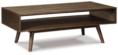 Kisper Coffee Table with 2 End Tables - furniture place usa