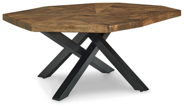 Haileeton Coffee Table with 1 End Table - furniture place usa
