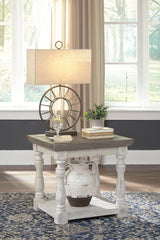 Havalance Outdoor Coffee Table with End Table - furniture place usa