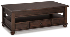 Barilanni Coffee Table with 2 End Tables - furniture place usa