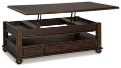 Barilanni Coffee Table with Lift Top - furniture place usa