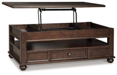 Barilanni Coffee Table with Lift Top - furniture place usa