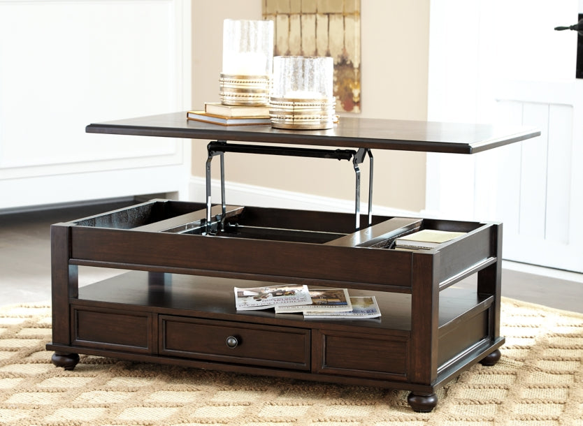 Barilanni Coffee Table with Lift Top - furniture place usa