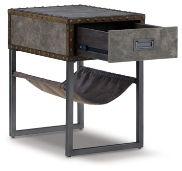 Derrylin Chairside End Table - furniture place usa