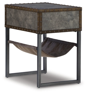 Derrylin Chairside End Table - furniture place usa