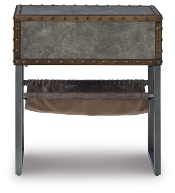 Derrylin Chairside End Table - furniture place usa