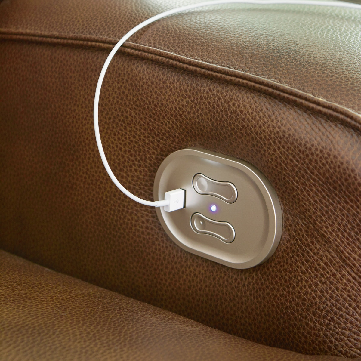 Francesca Power Reclining Sofa - furniture place usa