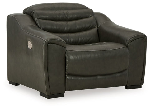Center Line 2-Piece Sectional with Recliner - furniture place usa