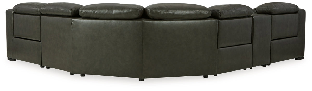 Center Line 6-Piece Power Reclining Sectional - furniture place usa