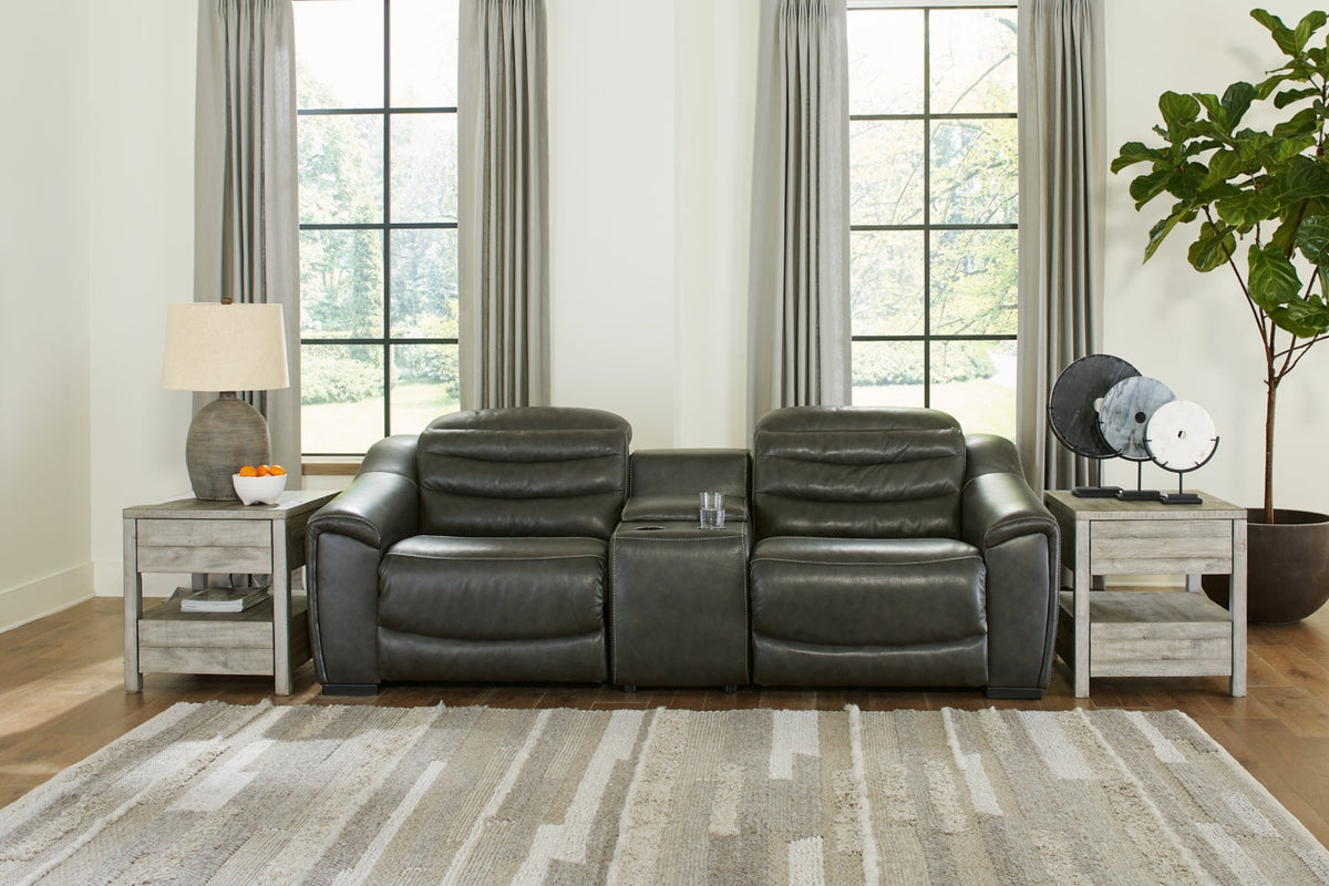 Center Line 3-Piece Power Reclining Loveseat with Console - furniture place usa