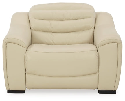 Center Line 3-Piece Sectional with Recliner - furniture place usa