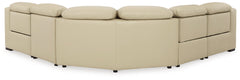 Center Line 5-Piece Sectional with Recliner - furniture place usa