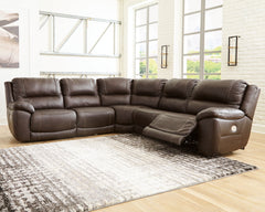 Dunleith 5-Piece Power Reclining Sectional - furniture place usa