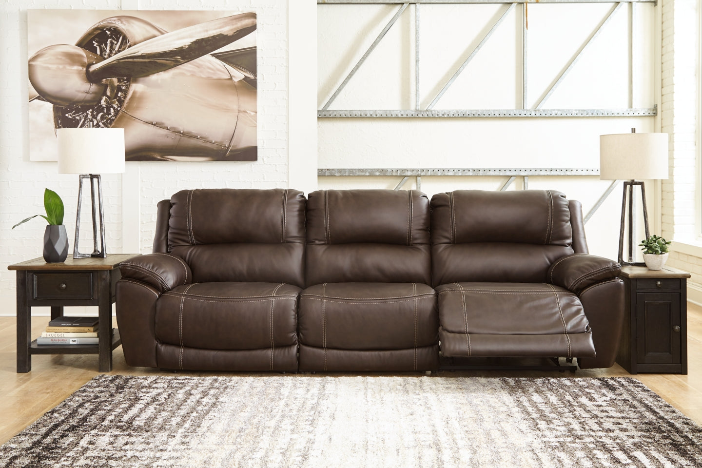 Dunleith 3-Piece Power Reclining Sofa - furniture place usa