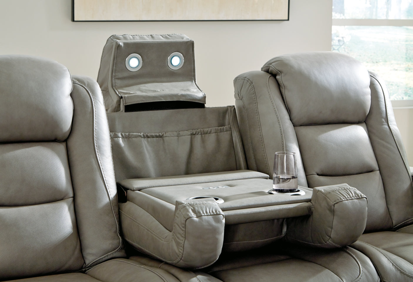 The Man-Den Sofa and Loveseat - furniture place usa