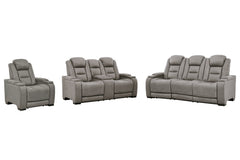 The Man-Den Sofa, Loveseat and Recliner - furniture place usa