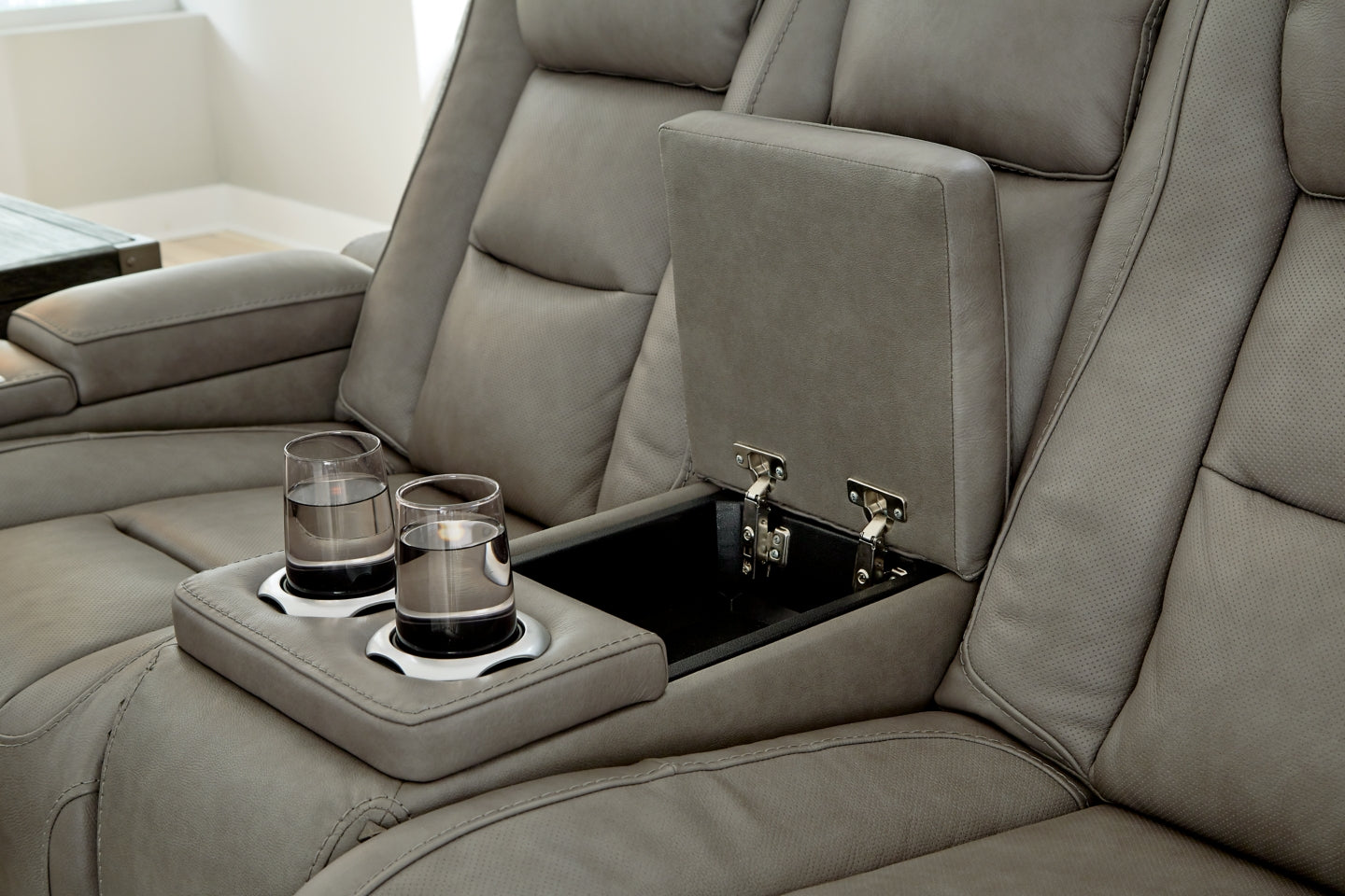 The Man-Den Sofa and Loveseat - furniture place usa
