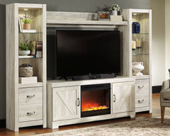 Bellaby 4-Piece Entertainment Center with Fireplace - furniture place usa