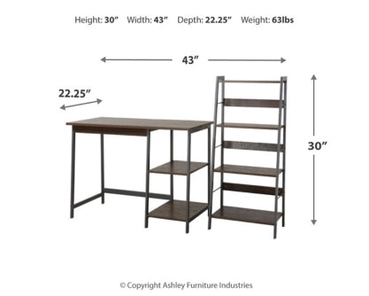 Soho Home Office Desk with Shelf - furniture place usa